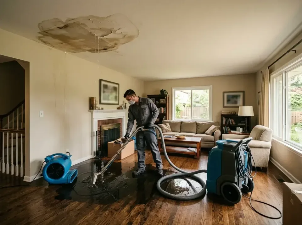 attic-pipe-burst-ceiling-drip-008 — frequently asked questions, Water Damage Restoration & Carpet Care in Bellevue, PA